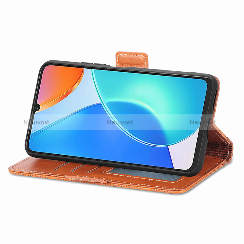 Leather Case Stands Flip Cover Holder S08D for Huawei Honor X7