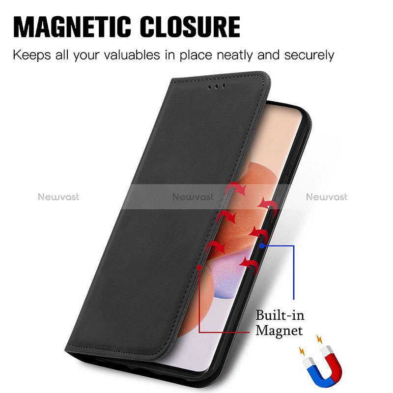 Leather Case Stands Flip Cover Holder S08D for Xiaomi Civi 1S 5G