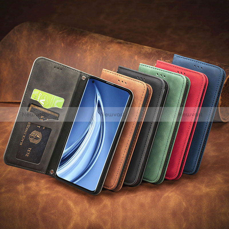 Leather Case Stands Flip Cover Holder S08D for Xiaomi Mi 10S 5G