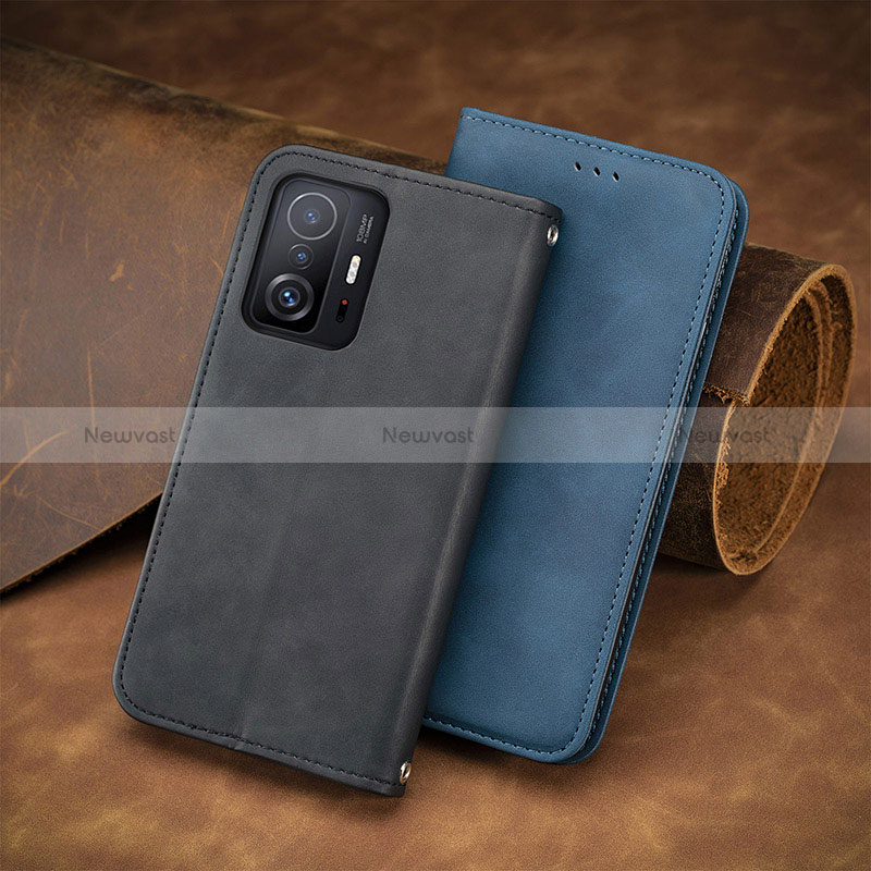 Leather Case Stands Flip Cover Holder S08D for Xiaomi Mi 11T Pro 5G