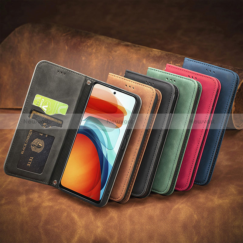 Leather Case Stands Flip Cover Holder S08D for Xiaomi Poco X3 GT 5G