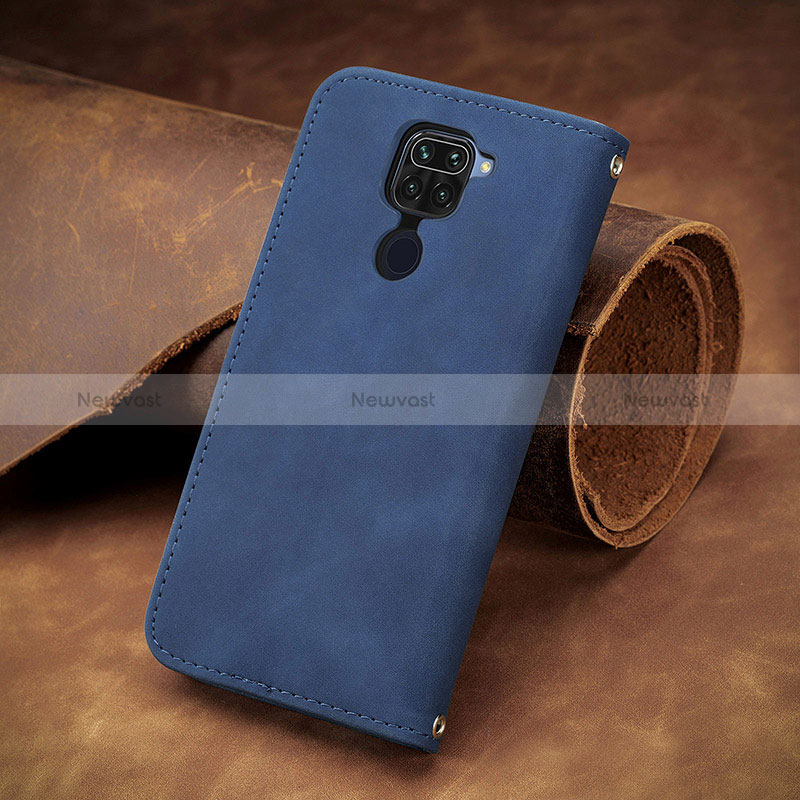 Leather Case Stands Flip Cover Holder S08D for Xiaomi Redmi 10X 4G