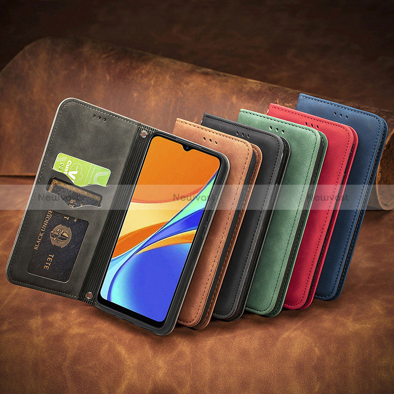 Leather Case Stands Flip Cover Holder S08D for Xiaomi Redmi 9 Activ