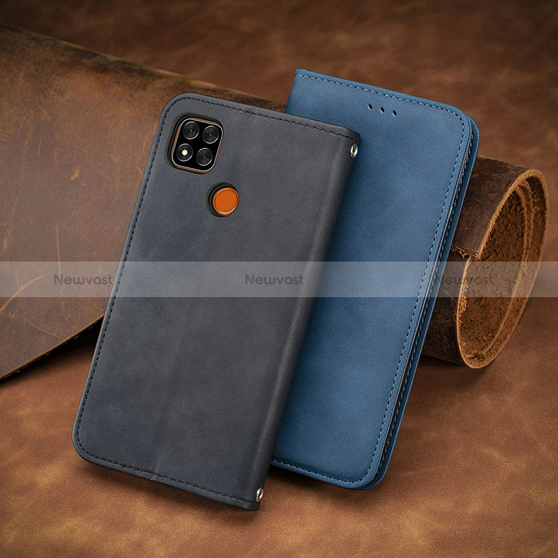 Leather Case Stands Flip Cover Holder S08D for Xiaomi Redmi 9 Activ