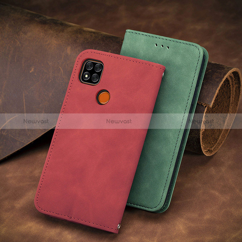 Leather Case Stands Flip Cover Holder S08D for Xiaomi Redmi 9 Activ