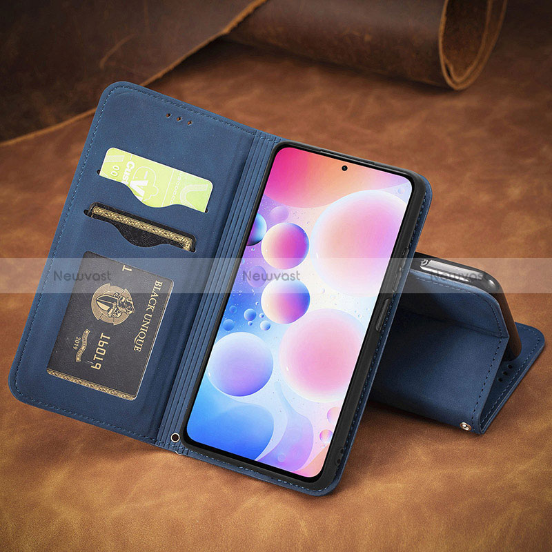 Leather Case Stands Flip Cover Holder S08D for Xiaomi Redmi K40 Pro+ Plus 5G