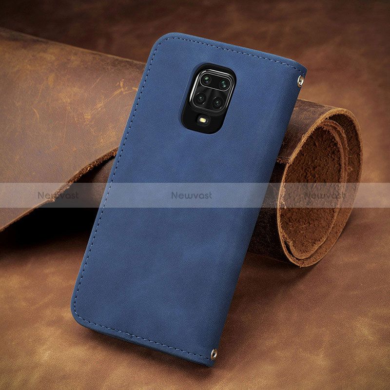 Leather Case Stands Flip Cover Holder S08D for Xiaomi Redmi Note 9 Pro Max