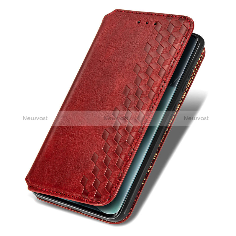 Leather Case Stands Flip Cover Holder S09D for Huawei Honor Magic4 Pro 5G