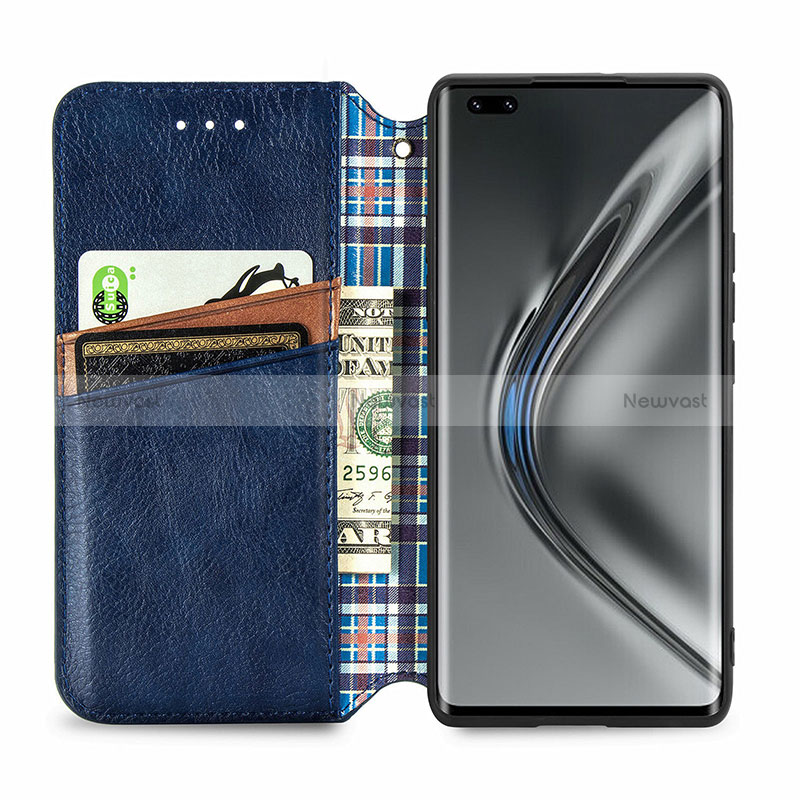 Leather Case Stands Flip Cover Holder S09D for Huawei Honor V40 5G