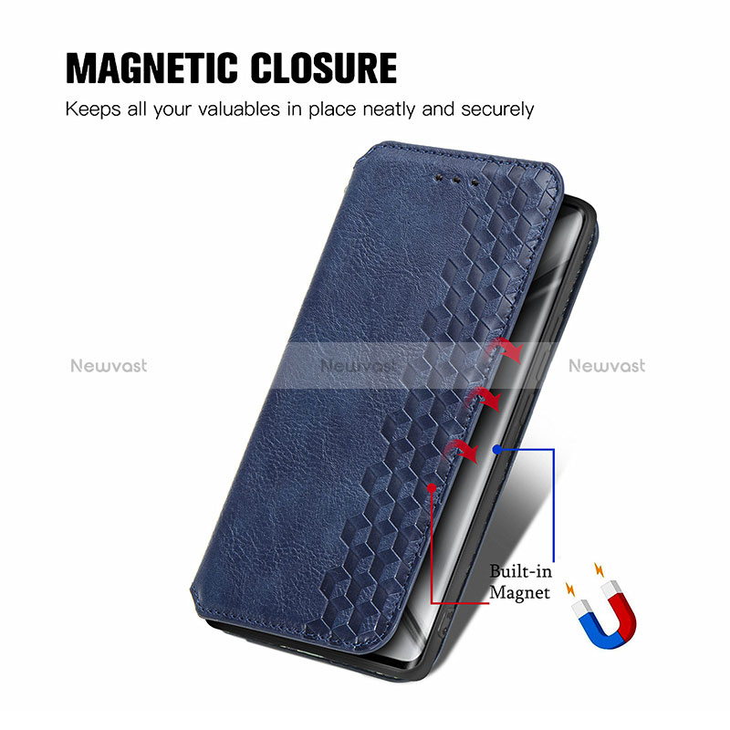 Leather Case Stands Flip Cover Holder S09D for Huawei Honor V40 5G