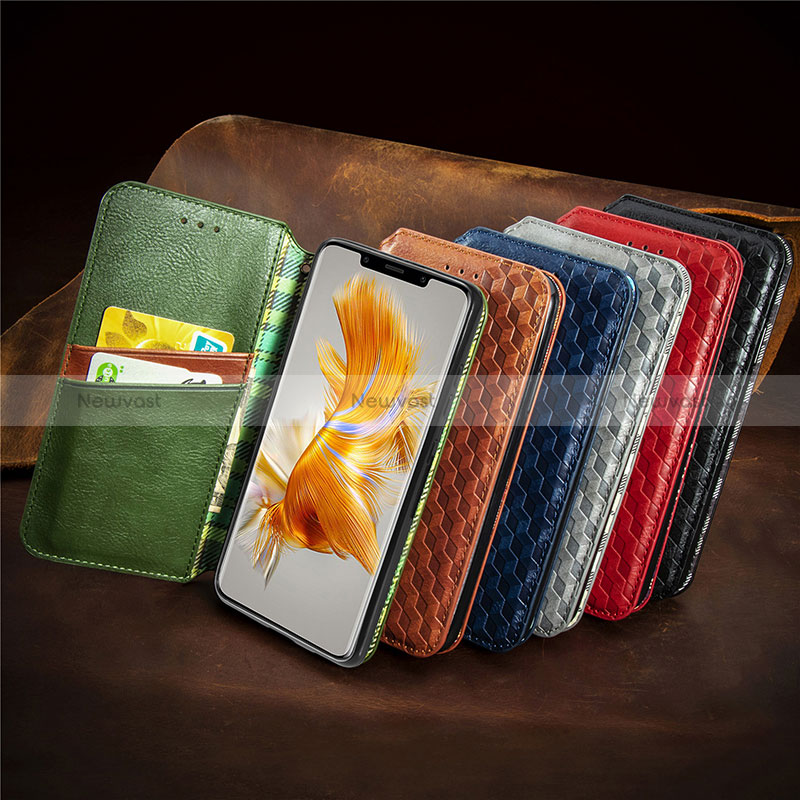 Leather Case Stands Flip Cover Holder S09D for Huawei Mate 50 Pro