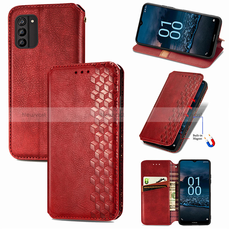 Leather Case Stands Flip Cover Holder S09D for Nokia G100