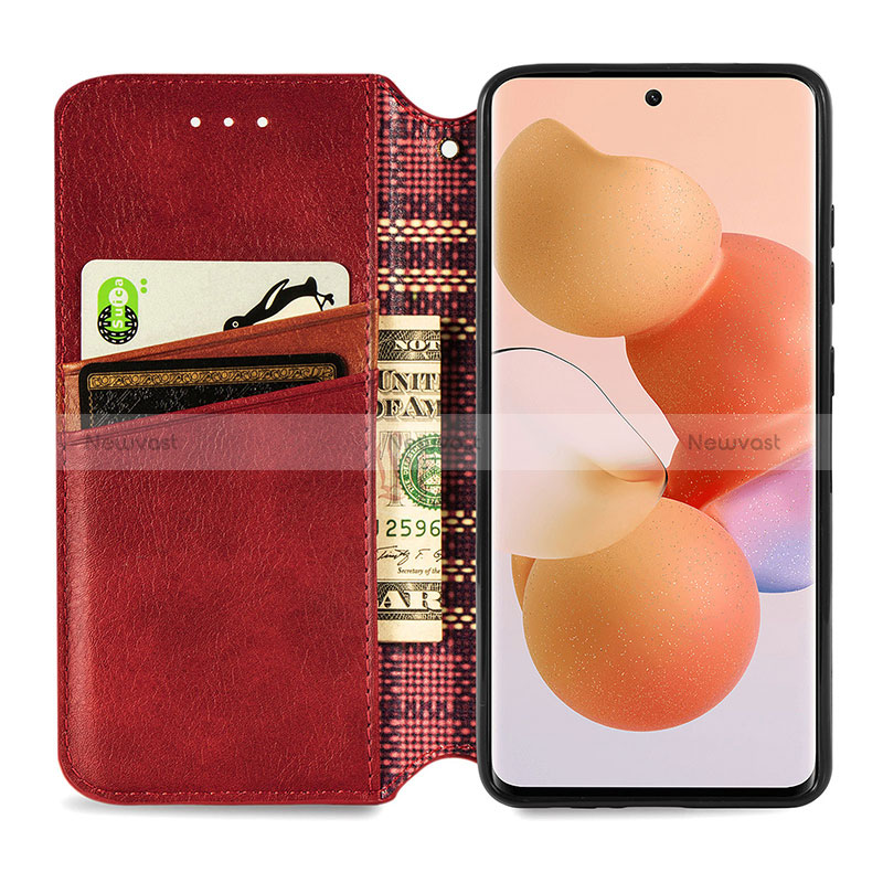 Leather Case Stands Flip Cover Holder S09D for Xiaomi Civi 1S 5G