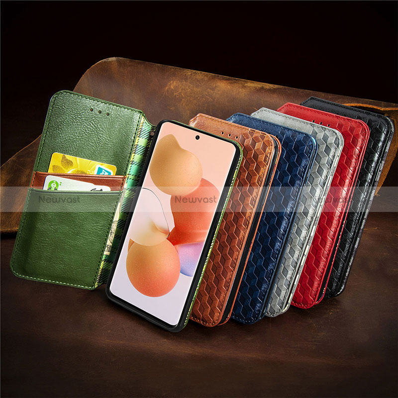 Leather Case Stands Flip Cover Holder S09D for Xiaomi Civi 1S 5G