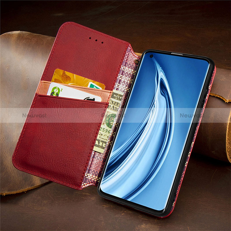 Leather Case Stands Flip Cover Holder S09D for Xiaomi Mi 10S 5G