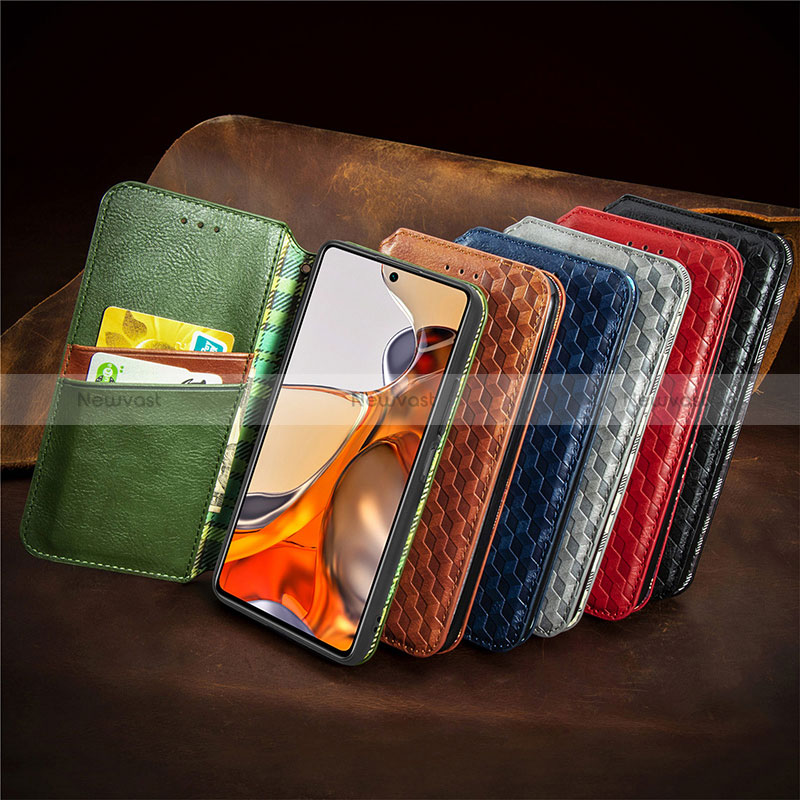 Leather Case Stands Flip Cover Holder S09D for Xiaomi Mi 11T Pro 5G