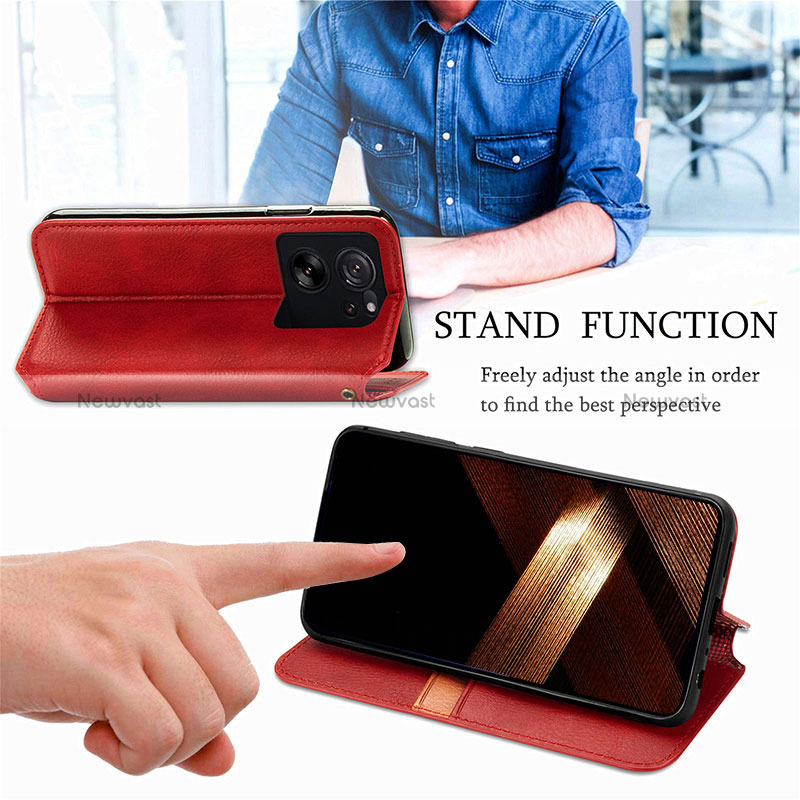 Leather Case Stands Flip Cover Holder S09D for Xiaomi Mi 13T 5G