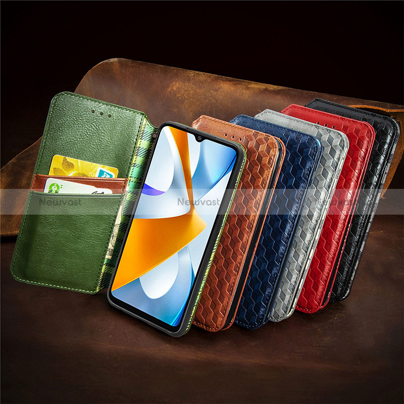 Leather Case Stands Flip Cover Holder S09D for Xiaomi Poco C40