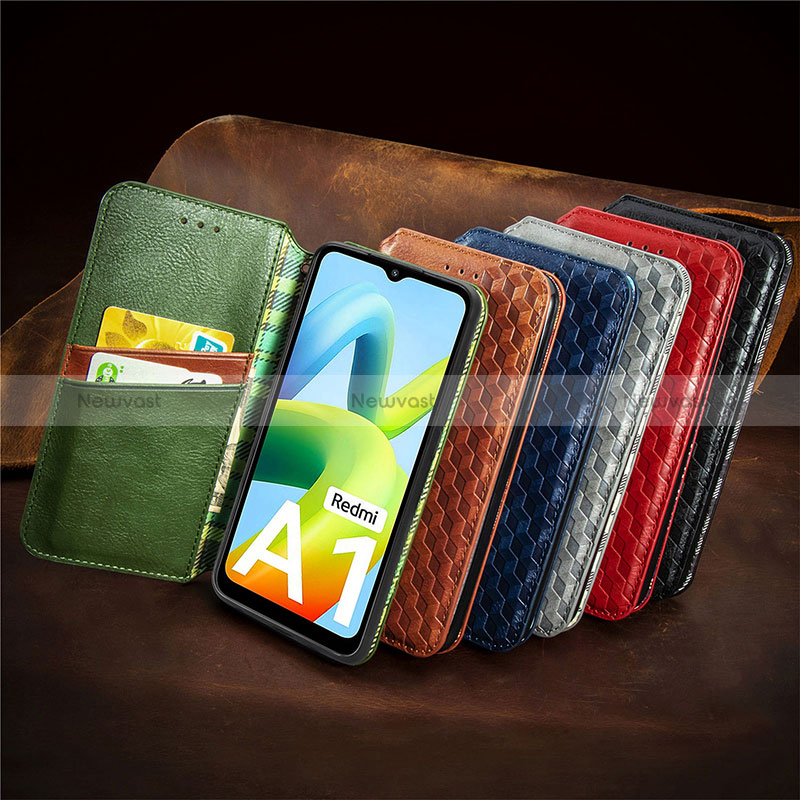 Leather Case Stands Flip Cover Holder S09D for Xiaomi Poco C50