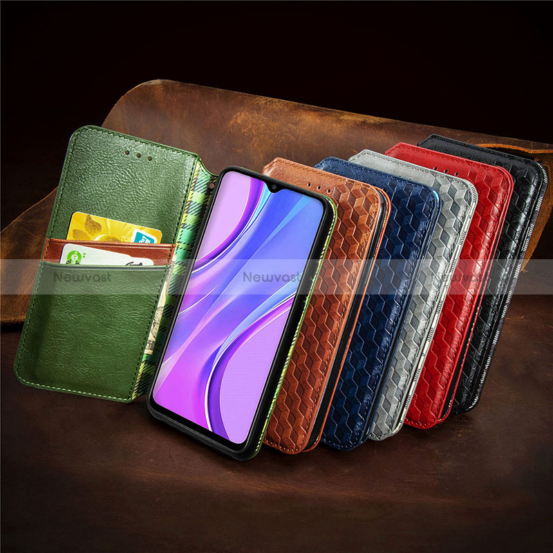 Leather Case Stands Flip Cover Holder S09D for Xiaomi Poco M2