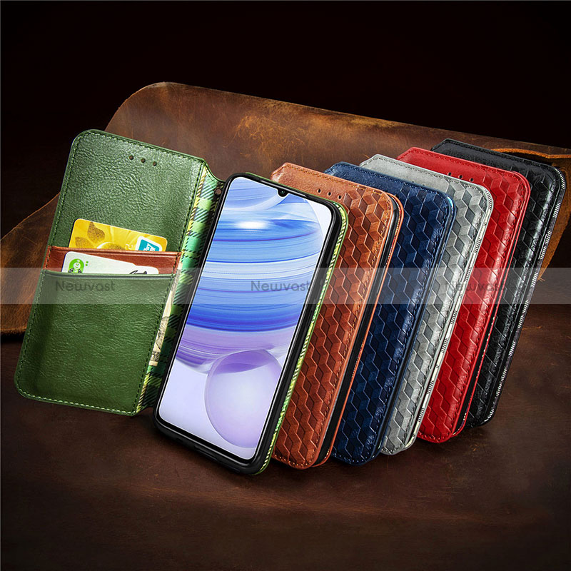 Leather Case Stands Flip Cover Holder S09D for Xiaomi Redmi 10X Pro 5G