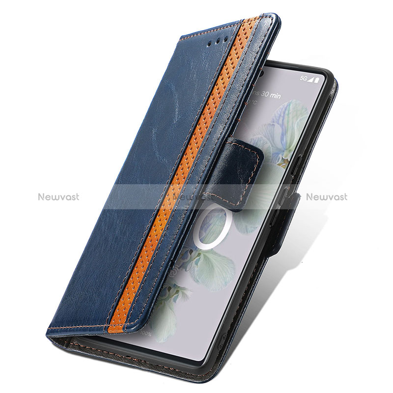Leather Case Stands Flip Cover Holder S10D for Google Pixel 6a 5G