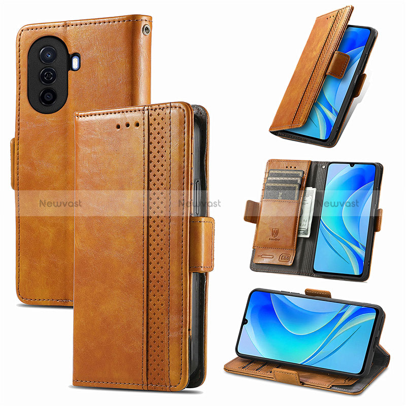 Leather Case Stands Flip Cover Holder S10D for Huawei Enjoy 50