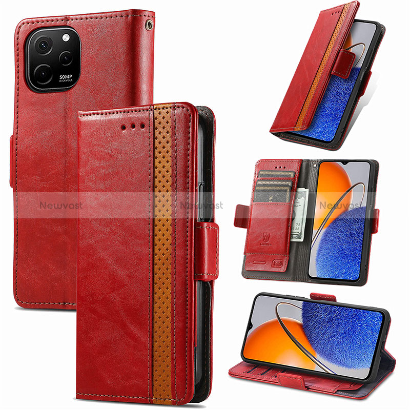 Leather Case Stands Flip Cover Holder S10D for Huawei Enjoy 50z