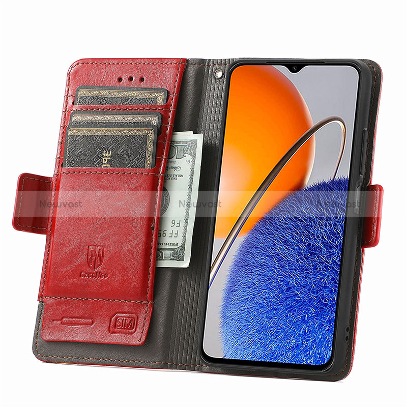 Leather Case Stands Flip Cover Holder S10D for Huawei Enjoy 50z