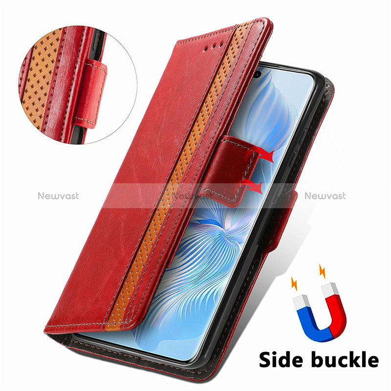 Leather Case Stands Flip Cover Holder S10D for Huawei Honor 80 Pro Flat 5G