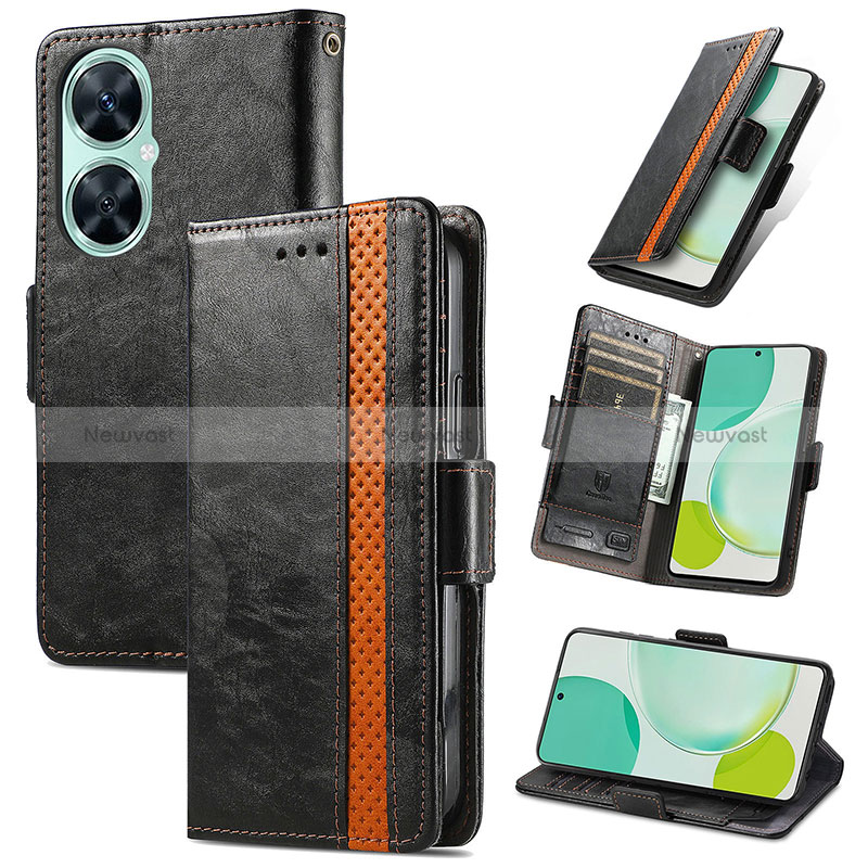 Leather Case Stands Flip Cover Holder S10D for Huawei Nova 11i