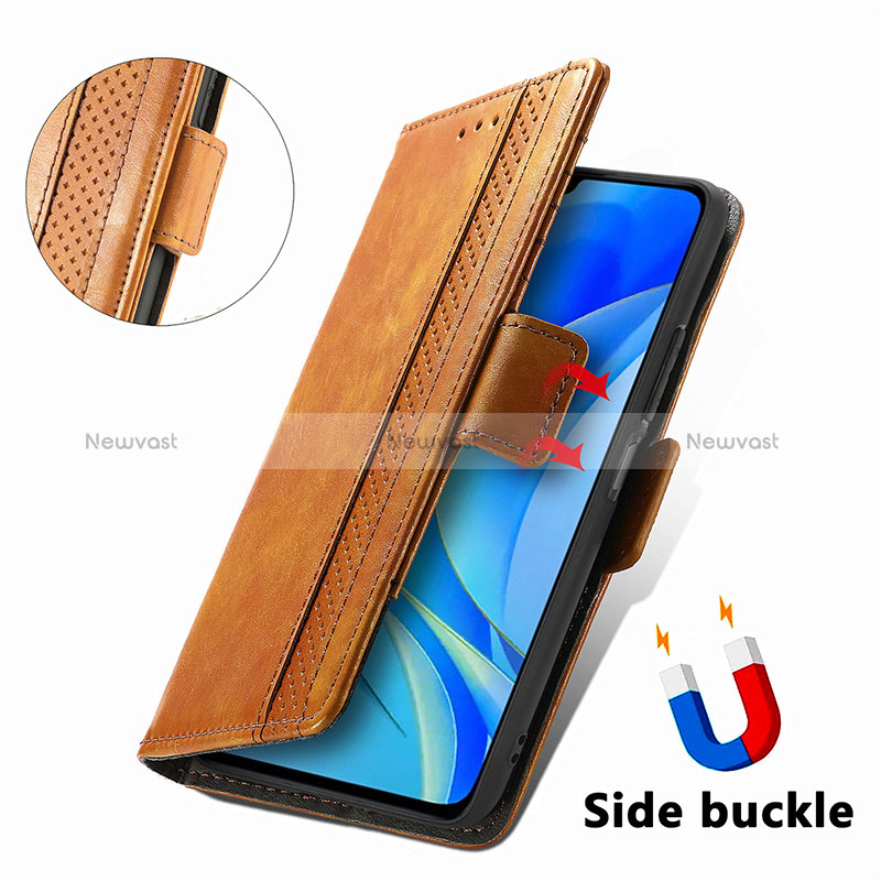 Leather Case Stands Flip Cover Holder S10D for Huawei Nova Y71