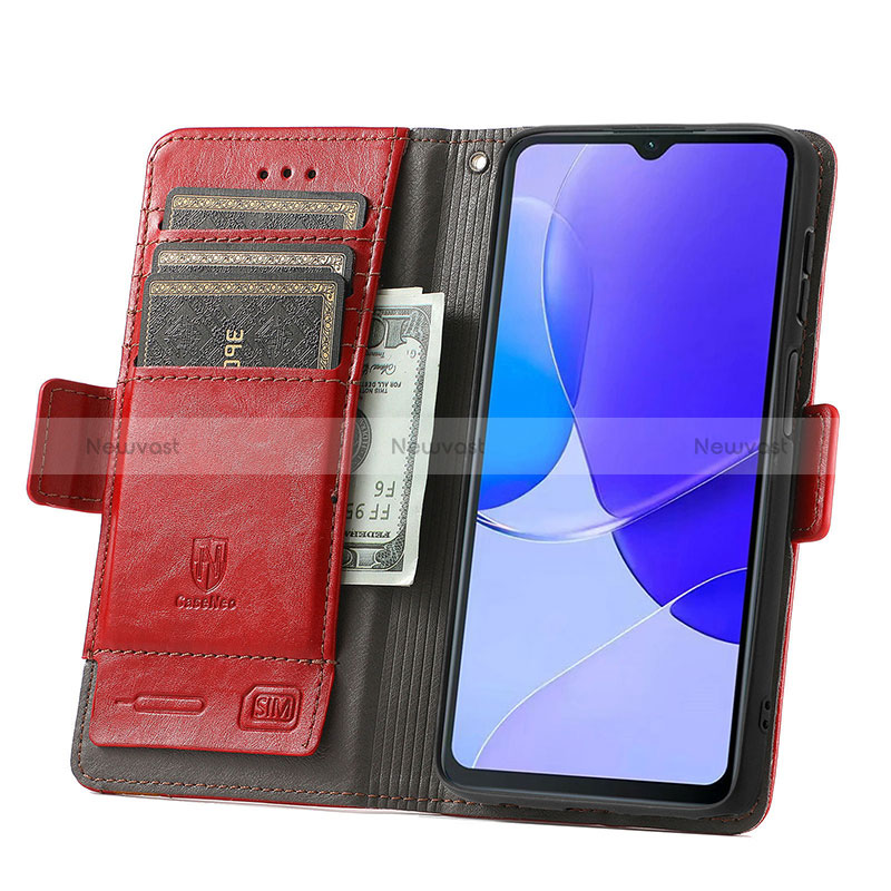 Leather Case Stands Flip Cover Holder S10D for Huawei Nova Y91