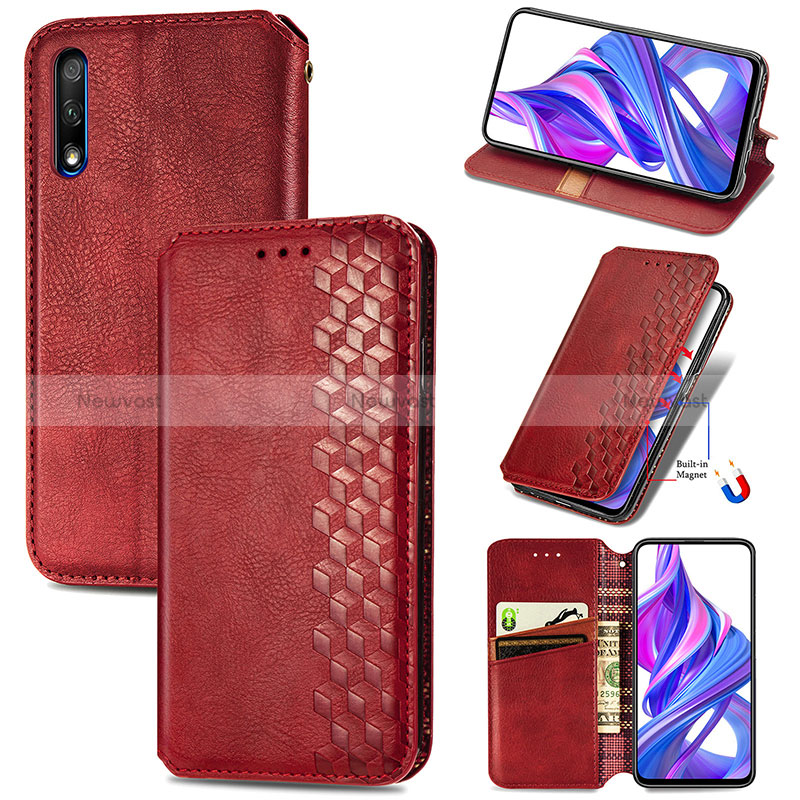 Leather Case Stands Flip Cover Holder S10D for Huawei P Smart Z (2019)