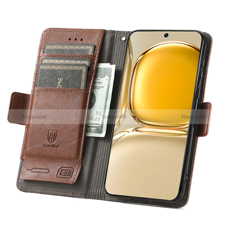 Leather Case Stands Flip Cover Holder S10D for Huawei P50e