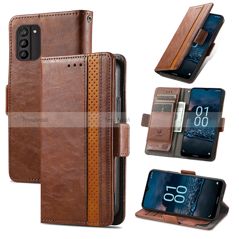 Leather Case Stands Flip Cover Holder S10D for Nokia G100