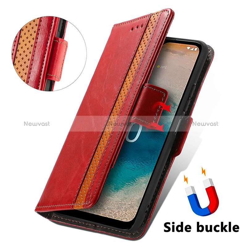 Leather Case Stands Flip Cover Holder S10D for Nokia G22