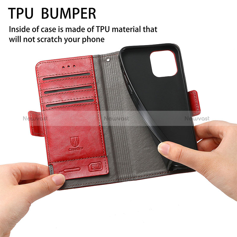 Leather Case Stands Flip Cover Holder S10D for Xiaomi Mi 11T Pro 5G