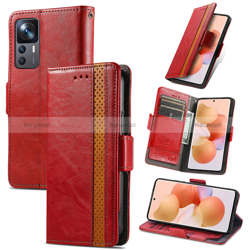 Leather Case Stands Flip Cover Holder S10D for Xiaomi Mi 12T Pro 5G