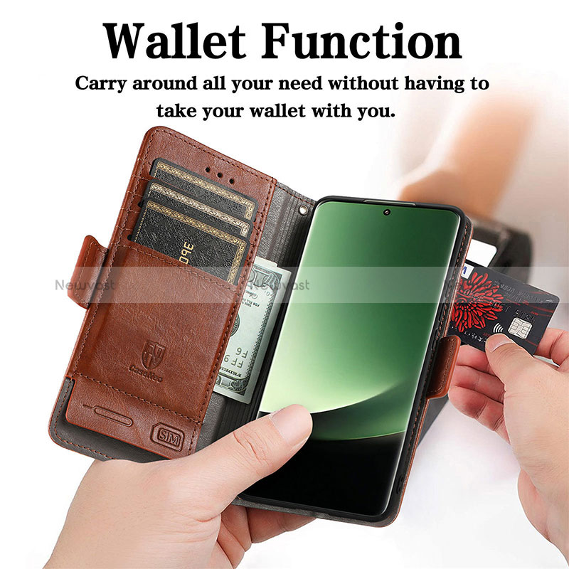 Leather Case Stands Flip Cover Holder S10D for Xiaomi Mi 13 Ultra 5G