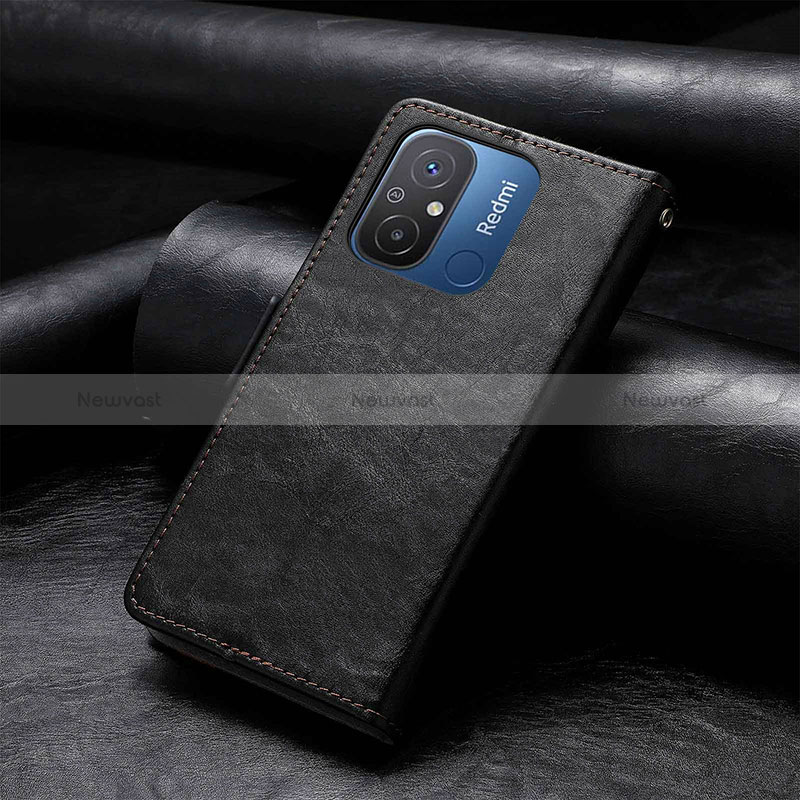 Leather Case Stands Flip Cover Holder S10D for Xiaomi Poco C55