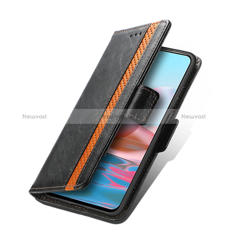 Leather Case Stands Flip Cover Holder S10D for Xiaomi Redmi Note 11 SE India 4G