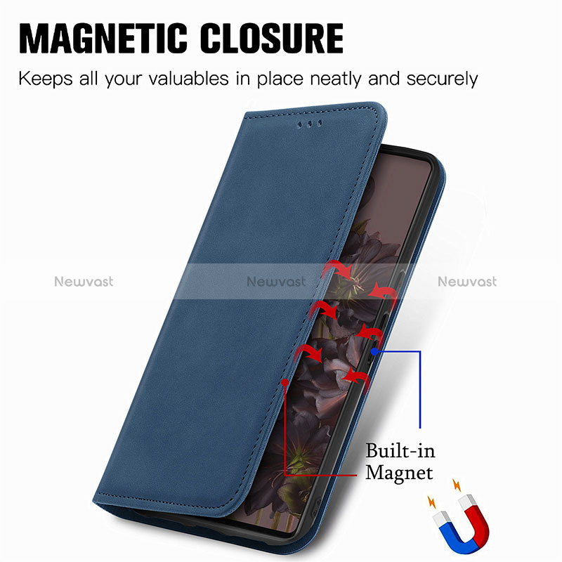 Leather Case Stands Flip Cover Holder S12D for Google Pixel 7 Pro 5G