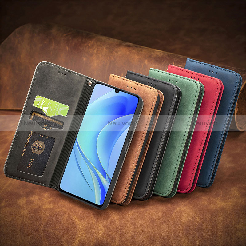 Leather Case Stands Flip Cover Holder S12D for Huawei Enjoy 50