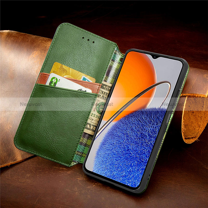 Leather Case Stands Flip Cover Holder S12D for Huawei Enjoy 50z