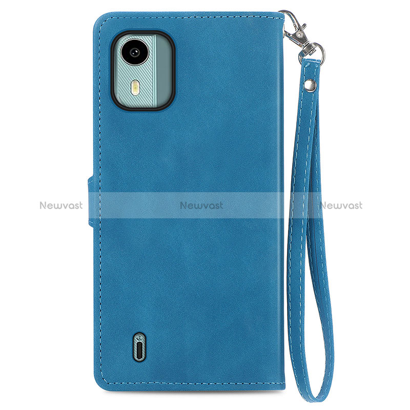 Leather Case Stands Flip Cover Holder S14D for Nokia C12