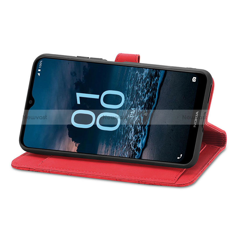 Leather Case Stands Flip Cover Holder S14D for Nokia G100