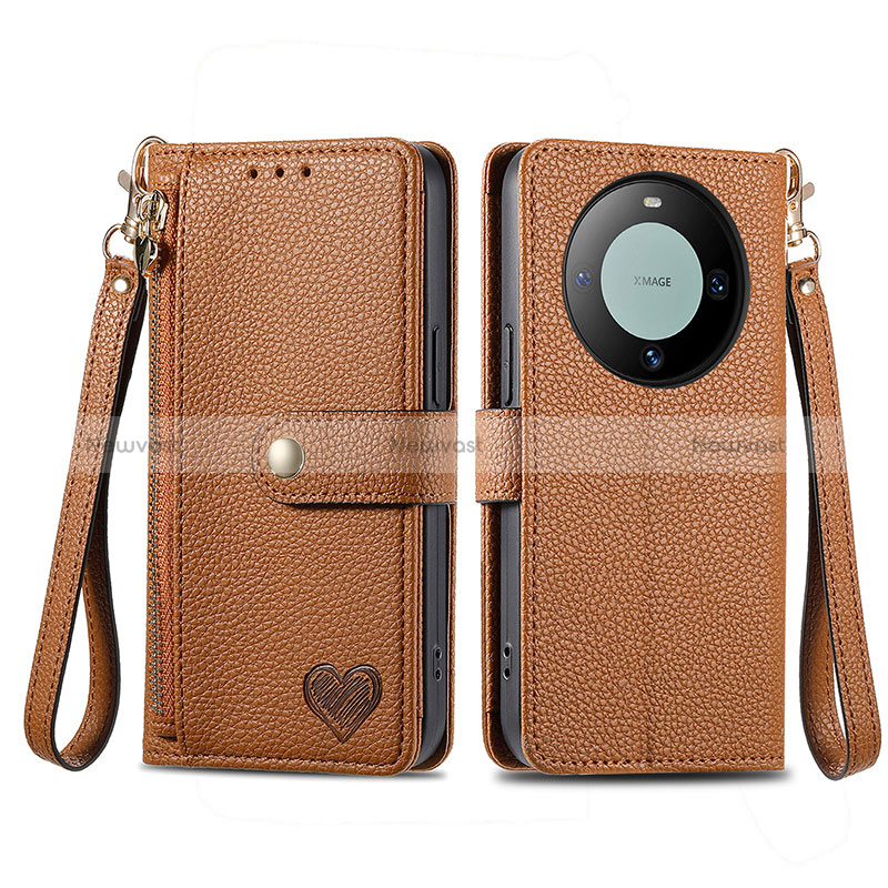 Leather Case Stands Flip Cover Holder S15D for Huawei Mate 60