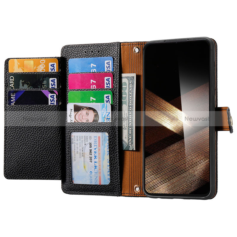 Leather Case Stands Flip Cover Holder S15D for Oppo A18