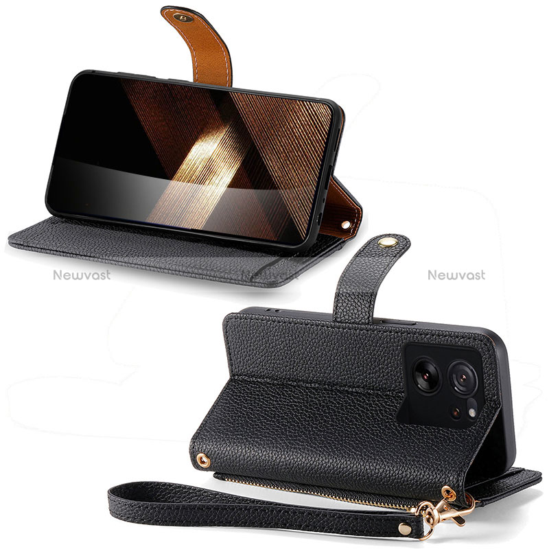 Leather Case Stands Flip Cover Holder S15D for Xiaomi Mi 13T Pro 5G